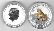 Australien 50 Cent 2010 Jahr des Tigers Lunar-Serie II koloriert  47.47 £  +  6.50 £ shipping