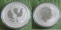 Australien 8 Dollar 2017 Jahr des Hahns Lunar-Serie II 5 Unzen Silber  203.73 £  +  6.50 £ shipping