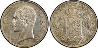 Belgium 2 1/2 F 1849 1849 2 1/2 F Small Head KM-11 Ag AU58 296.22 &pound;  +  23.70 &pound; shipping
