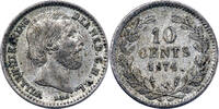 Pays-Bas 10 Cents 1874 Pays-Bas Willem III 10 Cents 1874 Utrecht ss+ 78.03 £  +  5.20 £ shipping