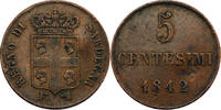 Italie 5 Centesimi 1842 Italie Sardaigne Carlo Alberto 5 Centesimi 1842 ss 43.35 £  +  5.20 £ shipping
