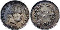 Portugal 200 Reis 1892 Portugal Carlos I 200 Reis 1892 Lisbonne ss 17.34 £  +  5.20 £ shipping