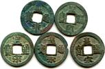 Weltmünzen bronze 960-1127 AD - Northern Song dynasty (960-1127), lot of 5 nicer cash of di -