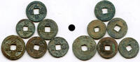 Weltmünzen bronze 960-1127 AD - Northern Song dynasty (960-1127), lot of 6 various cash of -