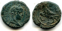 Antike tetradrachm Billon Emperor Elagabalus , Alexandria mint, Roman Prov -