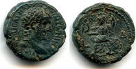 Antike tetradrachm Billon Emperor Elagabalus , Alexandria mint, Roman Prov -