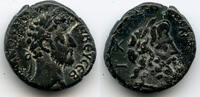 Antike tetradrachm Billon with Zeus, Emperor Commodus , Alexandria mint, Ro -