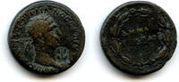 Antike AE as Countermarked (AE27) of Trajan (98-117 CE), Antioch, Roman Provincial coin -