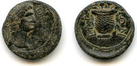 Antike AE16 of Domitian (81-96 CE), Elaea, Aeolis, Roman Provincial coinage -