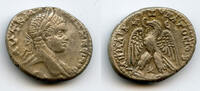 Antike tetradrachm Billon Elagabalus , Antioch, Roman Provincial Issue -