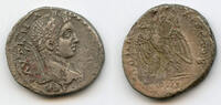 Antike tetradrachm Billon Elagabalus , Antioch, Roman Provincial Issue (Pr -