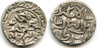 Mittelalter Rare silver tanka of Sikandar Shah I , Shahr-i-Nau mint, mint, Ben -