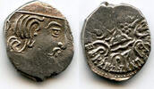Antike drachm Very rare silver of Rudrasimha III (ca.385-415 AD), Indo-Sakas - the last -