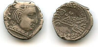 Mittelalter drachm Rare silver Vijayasena (238-250 AD) as Satrap, 160 SE , Western -