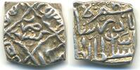 Mittelalter Rare SUPERB square silver sasnu of Nazuk Shah, 2nd reign - 1540-1546, Kashmir -