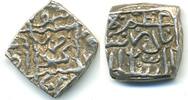 Mittelalter Rare SUPERB square silver sasnu of Nazuk Shah, 2nd reign - 1540-1546, Kashmir -