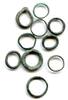 Mittelalter bronze Lot of 10 ancient Celtic ring money pieces from Hungary, ca.800-500 BC -