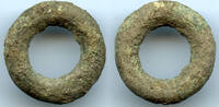 Mittelalter Thick (33mm, 32.6grams!) ancient Celtic ring money from Hungary, ca.800-500 BC -