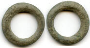 Mittelalter Authentic AE21 ancient Celtic ring money from Hungary, ca.800-500 BC -