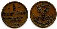 Europa 1/2 kopek 1910 of Nicholas II, 1910, Russia (Saint Petersburg Mint)  11.88 £  +  11.17 £ shipping