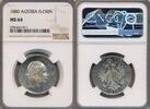 AUSTRIA 1 FLORIN 1880 Franz Joseph I NGC MS 64 Top Pop! 390.13 £  +  32.94 £ shipping