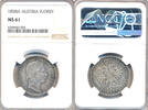 AUSTRIA FLORIN 1858A Gulden 1858 A Franz Joseph NGC MS 61 99.70 £  +  15.61 £ shipping