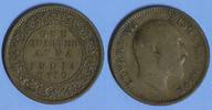 Britisch-Indien 1/4 Anna Edward VII. -