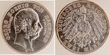 Deutschland  2 Mark auf den Tod Georg von Sachsen 1904 E vz/st J 132 Georg UNC-