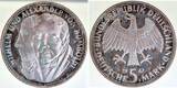Deutschland  5 DM Humboldt 1967 F J 395 Proof PP