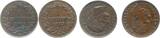 Italien  2 x 1 Centesimo 1895 und 1904 in vz/stgl, schöne Patina Vittorio und Umberto EF / stgl