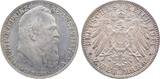 Deutschland  2 Mark Geburtstag Bayern 1911 D J 048 beginnende Patina Luitpold UNC-