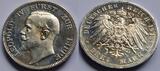 Deutschland  3 Mark 1913 A Leopold IV Lippe PP- leicht berieben J 79 Ludwig IV Proof