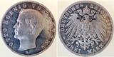 Deutschland  Probe 3 Mark Bayern 1912 D Zink Aluminium plattiert Otto Proof