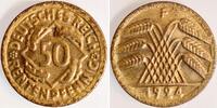 Deutschland 50 Rentenpfennig 50 Rentenpfennig 1924 F zeitgenössische Fälschung J 310 -
