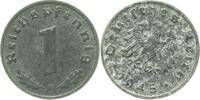Deutschland 1 Pfennig 1 Pfennig 1945 F J 373b Stempeldrehung 30° -