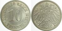Kaiserreich 1911A 10 Pfennig 1911A prfr.