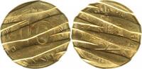 BRD 10 Pfennig Rohling off. entwertet -