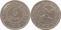 Belgien 5 Cent 5 Cent Belgien 1916 niederländische und franz.Schrift -