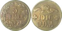 5 Heller 1916T WS & RS doppelt ! JN 723 -