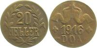 Deutschland 20 Heller 20 Heller 1916 T DOA JN724B 2 L vollständig -