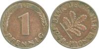 Deutschland 1 Pfennig Fehlprägung 1 Pfennig 1948 D Stempeldrehung ca. 45° J 376 -