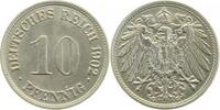 Kaiserreich 1902G 10 Pfennig 1902G prfr/f.prfr