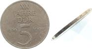 Deutschland 5 Mark Fehlprägung 5 Mark DDR 2 x Randinschrift gegenläufig -