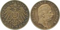Deutschland 2 Mark 2 Mark Georg Sachsen1904 E Polierte Platte- Patina J 129 Georg -