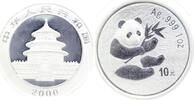 China 10 Yuan 10 Yuan 2000 Panda Proof 1 Unze Originalkapsel und Folie -