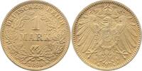 Kaiserreich 1 Mark 1 Mark Kaiserreich 1892 G prfr/fein super, gräuliche Patina -