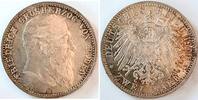 Deutschland 2 Mark 2 Mark Friedrich I Baden 1904 G prfr/stgl, toll J 032 Friedrich I -