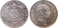 Deutschland 2 Mark 2 Mark Sachsen 1906 E vz/stgl Erstabschlag schöne Patina Friedrich August -