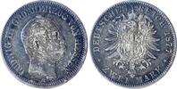 Deutschland 2 Mark 2 Mark Ludwig III 1877 H Hessen, fast VZ, min. Rf. J 66 Ludwig III -