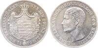 Deutschland Vereinstaler Thaler Vereinstaler 1870 Sachsen Weimar min. Rf. Haarlinien Carl Alexander -